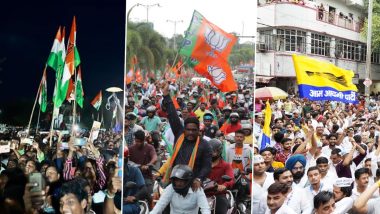 BJP on Course of Historic Win in Three-Cornered Battle as Congress and AAP Fail to Woo Voters in Gujarat Polls